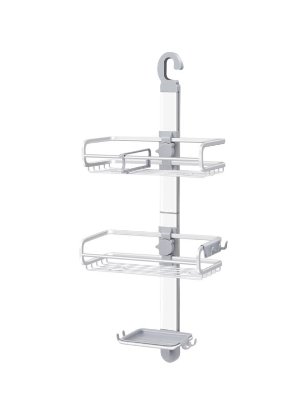 Organizador colgante de ducha aluminio inoxidable baño
