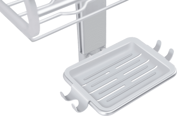 Organizador colgante de ducha aluminio inoxidable baño - Imagen 7